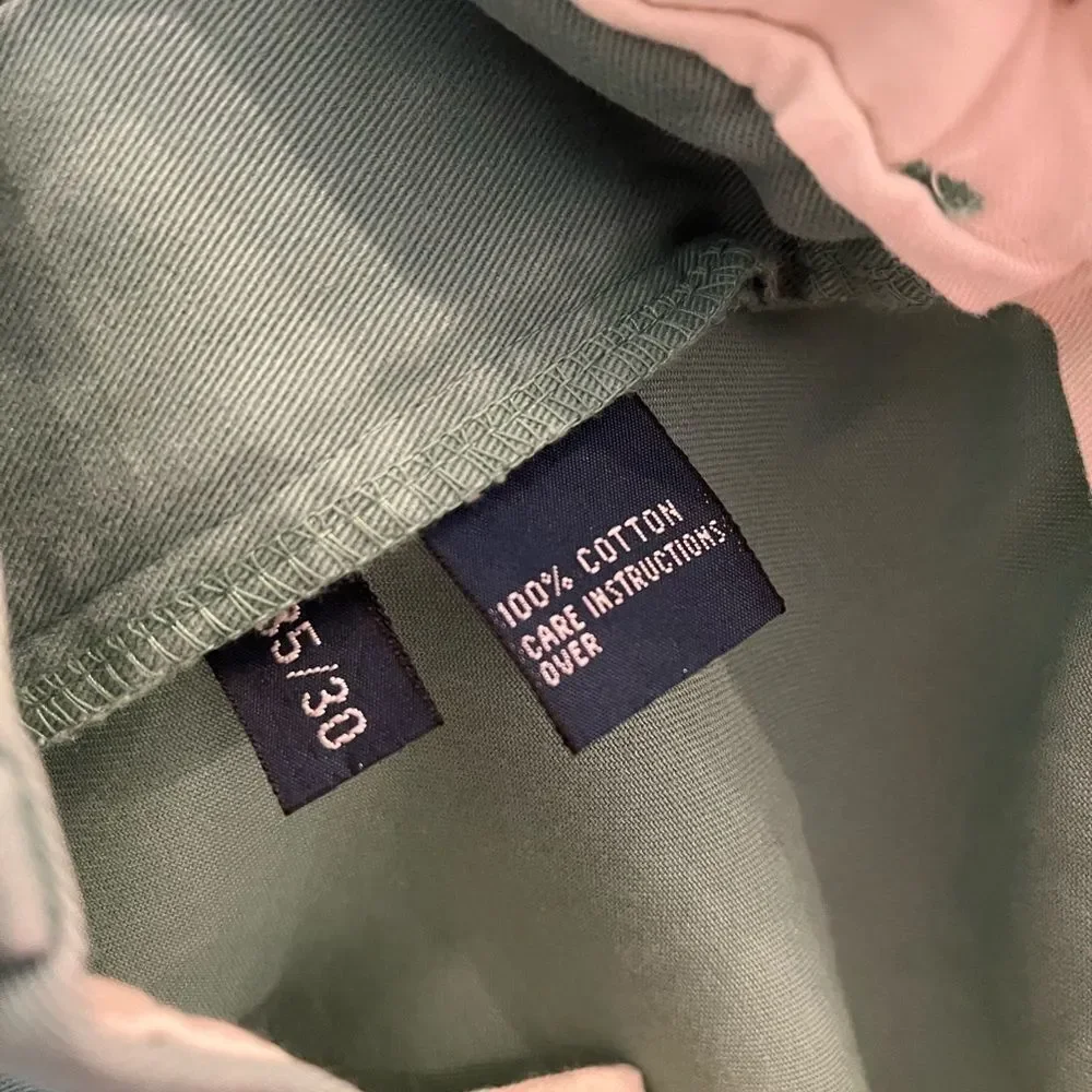Polo Ralph Lauren Light Green Classic Chino Pants sz 35/30 EUC